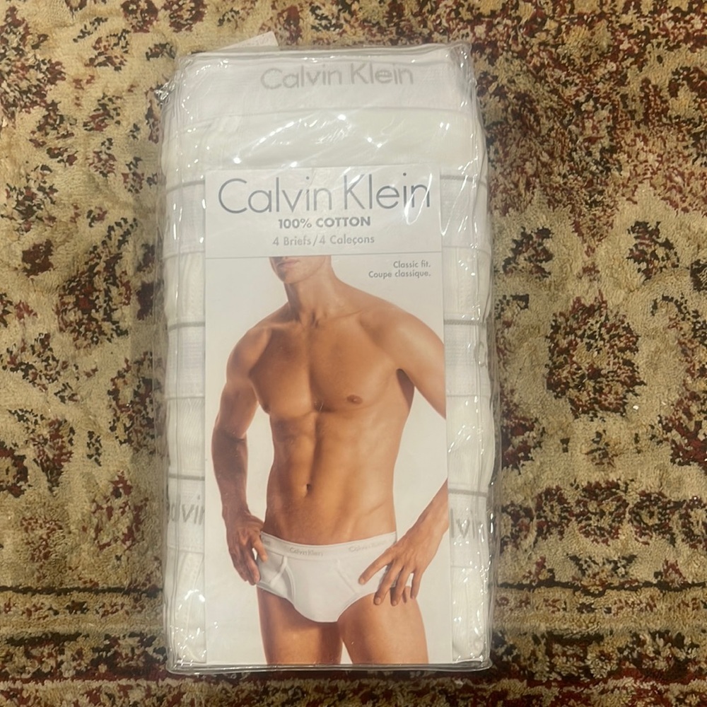 Calvin Klein tighty whites.